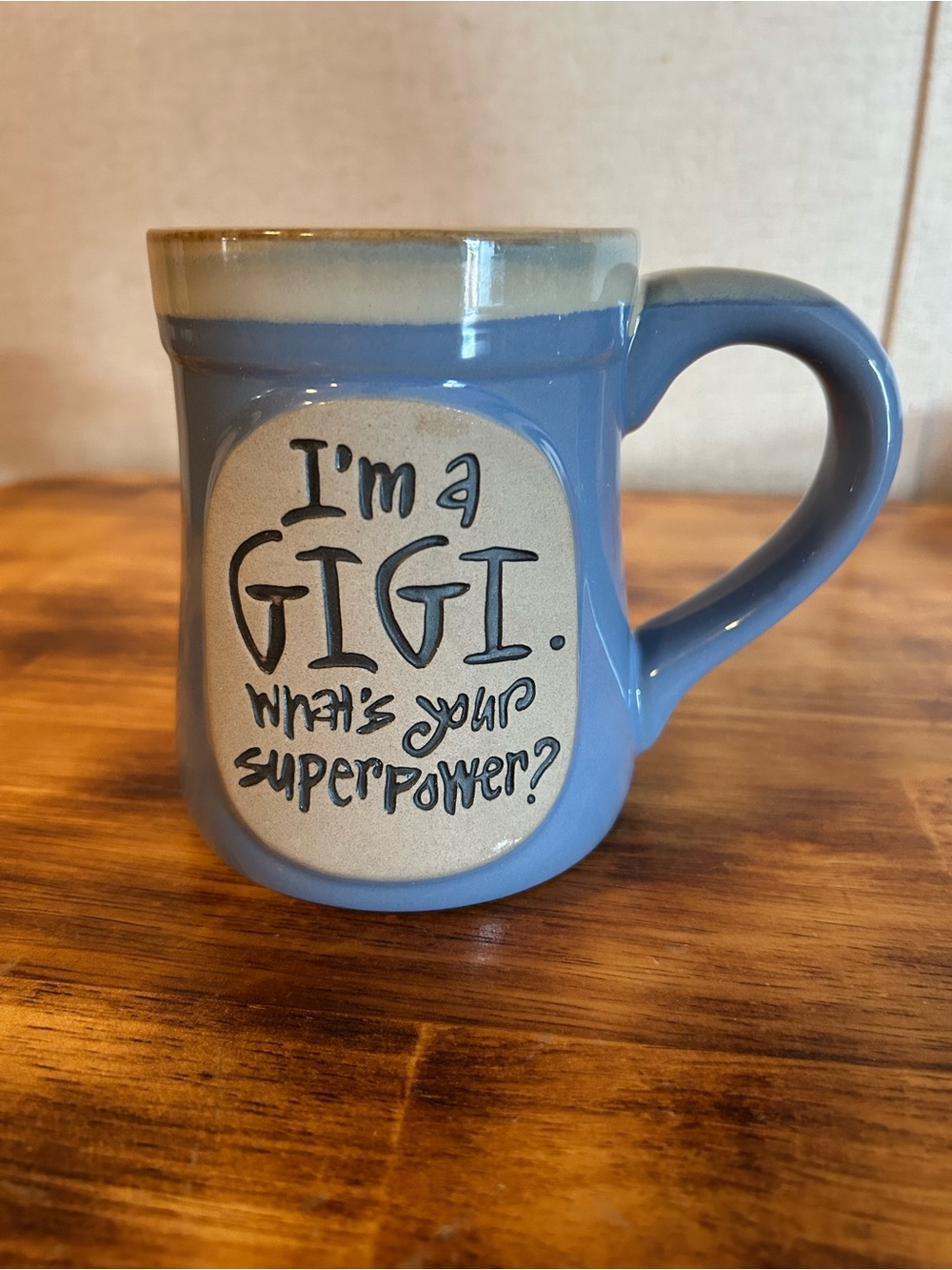 Blue Ceramic 'I'm a GIGI' Coffee Mug - Gift for Grandmothers